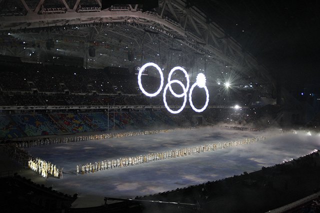 Olympic.org использует фото нераскрывшейся снежинки с Сочи-2014 для ошибки 404