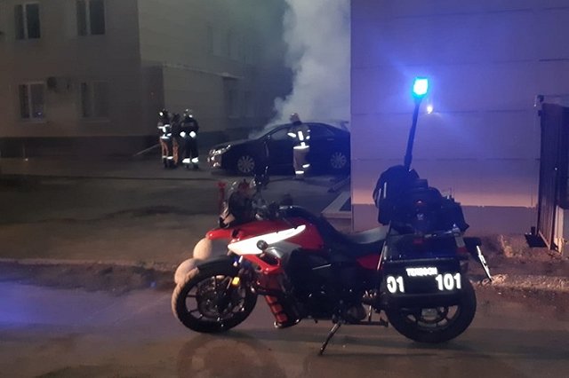 В Екатеринбурге на территории больницы произошел пожар