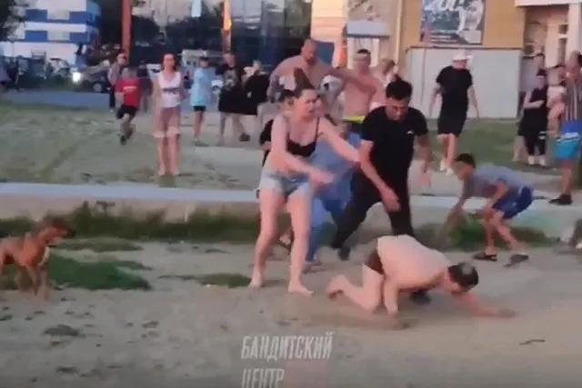 На Визовском пруду произошла массовая драка, в которой участвовали даже собаки