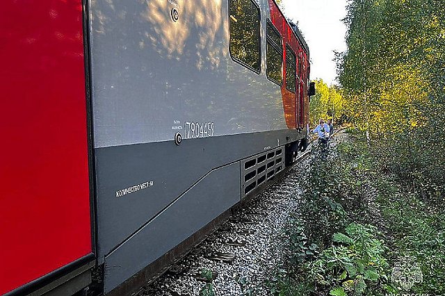 Под Екатеринбургом посреди леса сломалась электричка