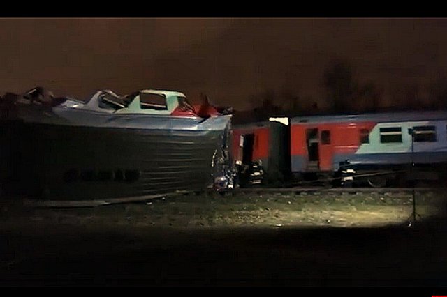 Следователи начали проверку по факту столкновения поездов в Москве