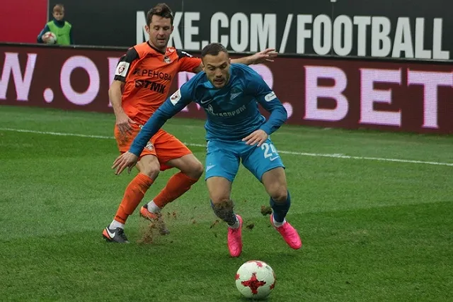 Легионер «Зенита» показал болельщикам неприличный жест в перерыве матча