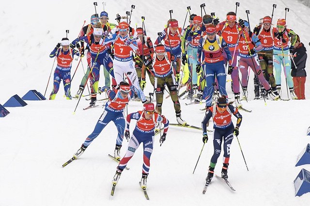 Российская сборная по биатлону не выиграла ни одной медали на чемпионате мира