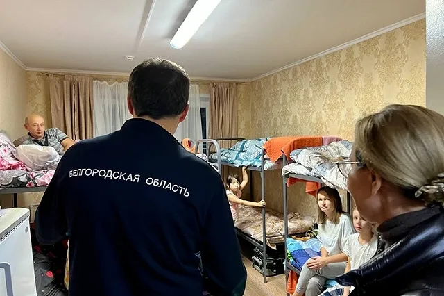 Первая группа эвакуированных белгородцев прибыла в Московскую область
