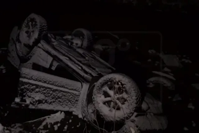 Семья погибла, захлебнувшись водой в автомобиле, упавшем в канаву в Подмосковье