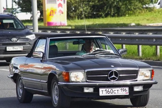 В Екатеринбурге заметили редкую модель Mercedes