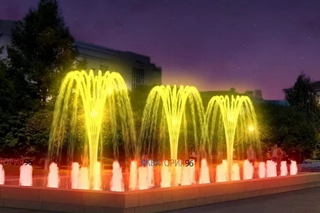 У Главпочтамта заменят фонтан