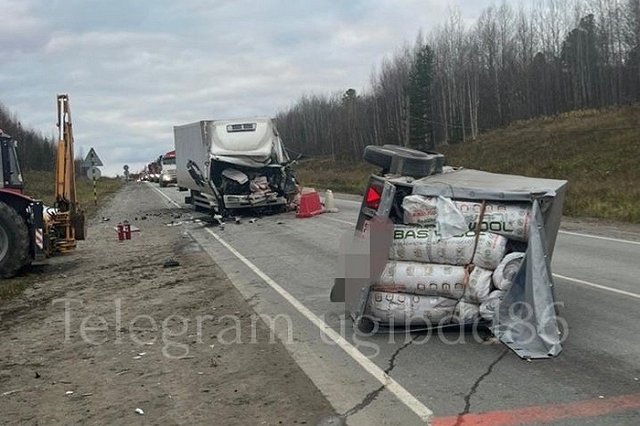 Екатеринбургский дальнобойщик погиб в ДТП на тюменской трассе