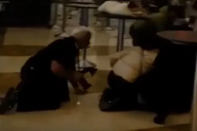 Появилось еще одно жуткое видео из «Крокуса», снятое очевидцем (ВИДЕО)