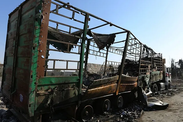 Сирия: США атаковали конвой ООН для отвода глаз