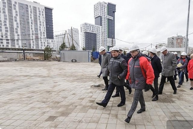 Игорь Левитин высоко оценил ход строительства «Екатеринбург-Арены»