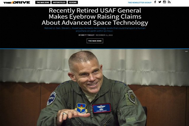 В США заявили о технологии транспортирования человека в любую точку Земли за час