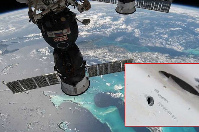 Новые следы от дрели обнаружены в обшивке МКС