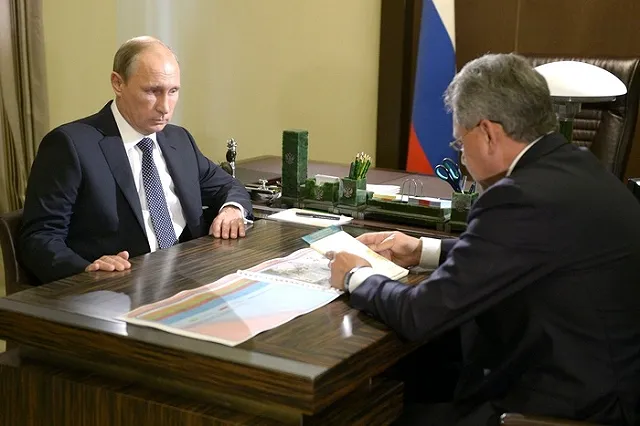 Шойгу доложил Путину о взятии Пальмиры