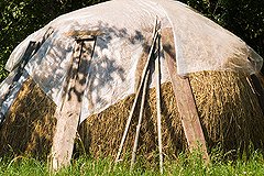 На Урале хозяин стога сена исколол вилами ребенка