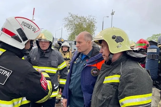 МЧС: погибших во время пожара в бизнес-центре «Гранд Сетунь плаза» нет