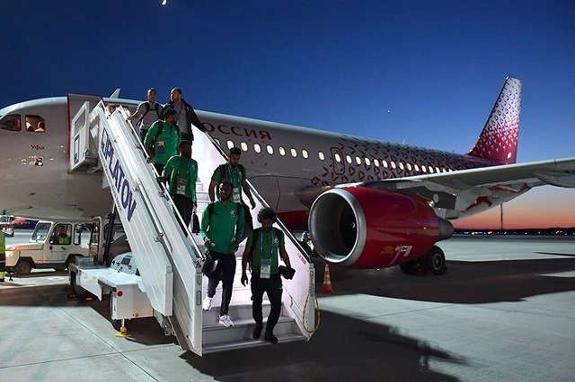 «Россия» объяснила сбой двигателя самолета со сборной Саудовской Аравии на борту