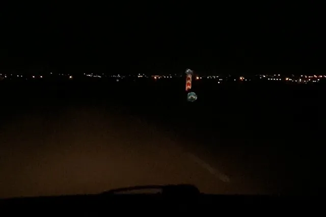 На участке ЕКАД пропало электричество