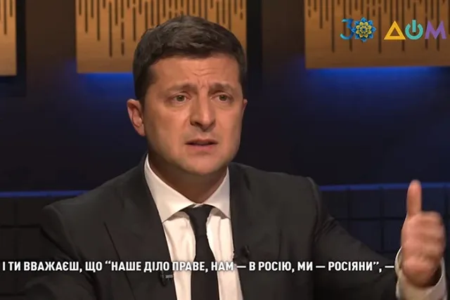 Зеленский призвал жителей Донбасса, которые считают себя русскими, уезжать в Россию