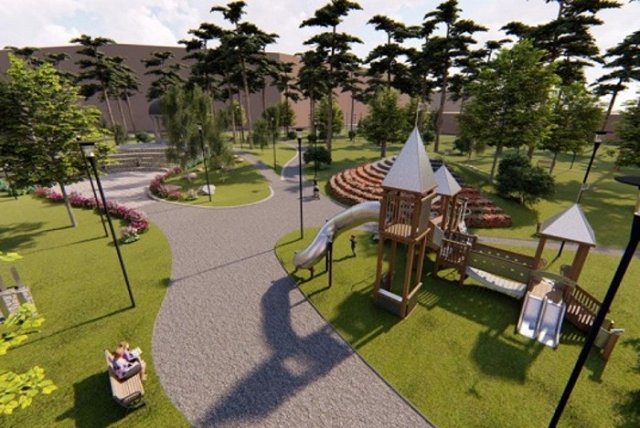 Сквер за КОСКом «Россия» благоустроят