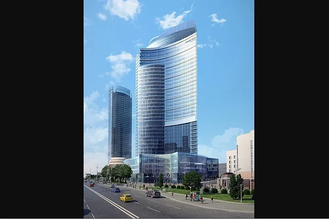 Небоскрёб-долгострой возле Высоцкого получит новый облик