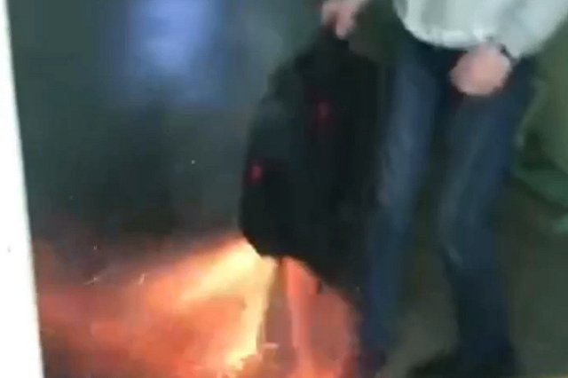 У екатеринбургского студента в руках взорвался рюкзак