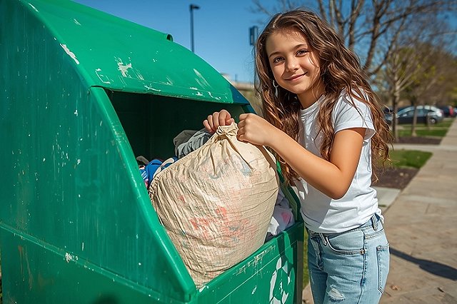 В Екатеринбурге начали по новой устанавливать контейнеры для сбора старой одежды и текстиля