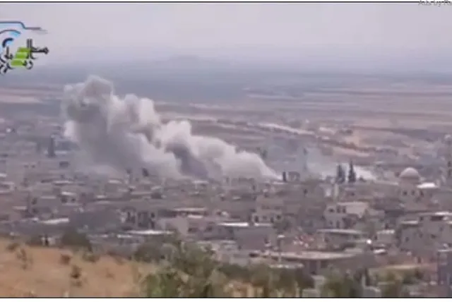 Опубликовано видео крупнейшей за год атаки России в Сирии