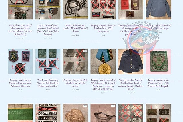 СМИ: Иностранные наемники продают в Интернете личные вещи военнослужащих ВС РФ