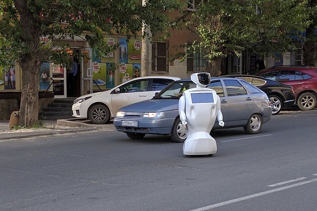 В Перми с полигона убежал робот