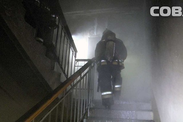 Пожар в «Кольце Екатерины» случился минувшей ночью на улице Радищева