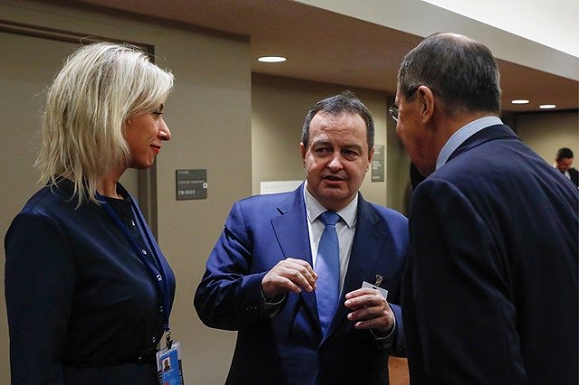 В МИД Сербии назвали конфликт из-за поста Захаровой исчерпанным