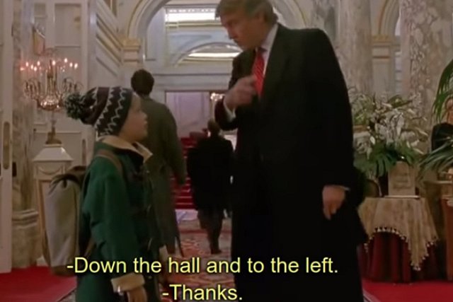 В Канаде вырезали сцену с Трампом из фильма «Один дома 2»