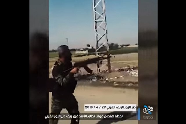 По военным силам США в Сирии нанесен ракетный удар