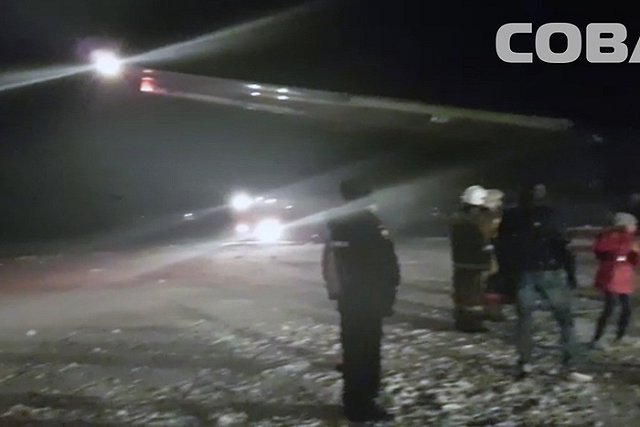 При взлете выкатившегося в Кольцово самолета сработал датчик отказа двигателя