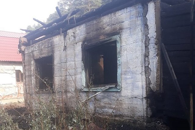 В Свердловской области в пожаре погибли три человека