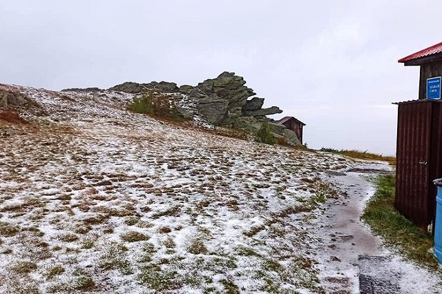 На Урале выпал снег