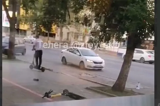 На проспекте Ленина южанин на самокате спровоцировал драку