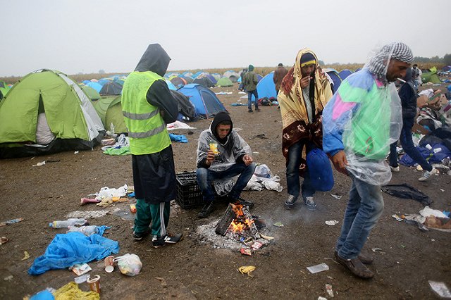 Австрийский политик показал видео раздачи еды мигрантам в Венгрии