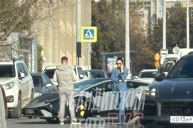 В центре Екатеринбурга произошла авария с Lamborghini