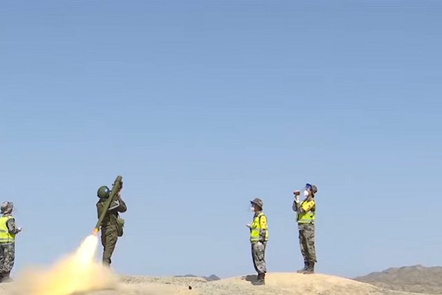 Уникальное попадание российского зенитчика в цель на АрМИ-2021 сняли на видео