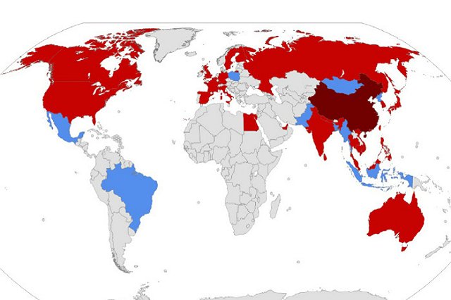 Число жертв коронавируса в Китае превысило 1500 человек
