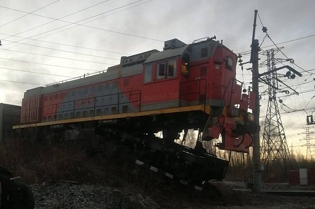 В Первоуральске состав сошёл с рельсов