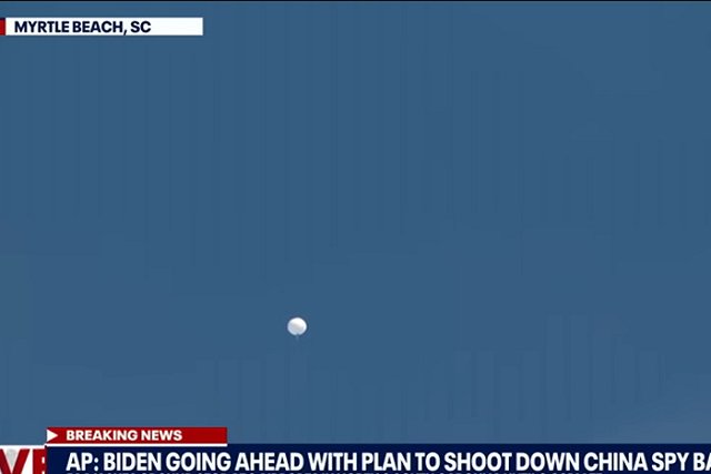 США сбили китайский аэростат
