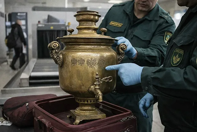 Улетавшему пассажиру Кольцово не позволили вывезти в Баку уникальный самовар (ФОТО)