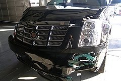 Полицейская машина разбила Cadillac Escalade на трассе М-5