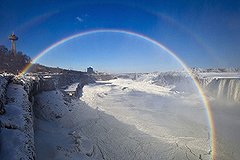 Ниагарский водопад частично замерз в третий раз за 200 лет
