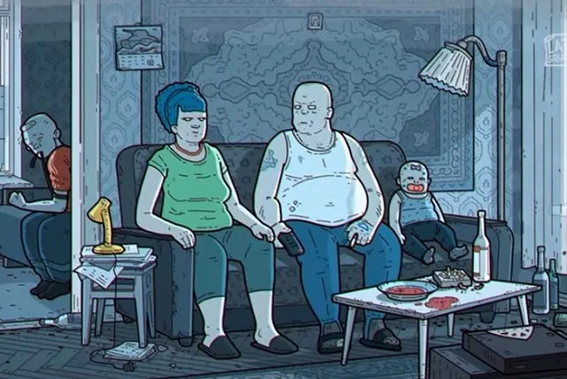 В сети появилась мрачная российская версия «Симпсонов»