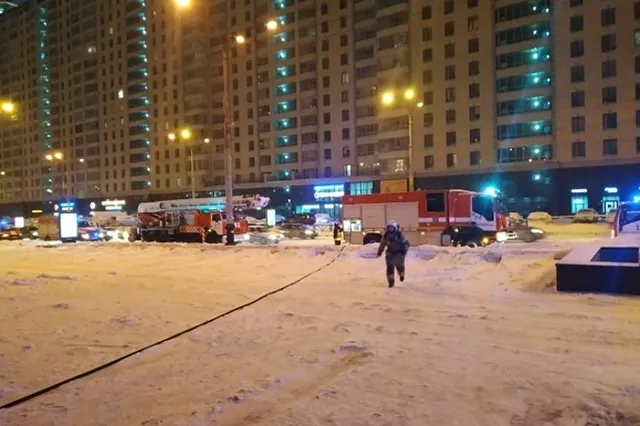 Названа предварительная причина пожара в высотке на Белинского