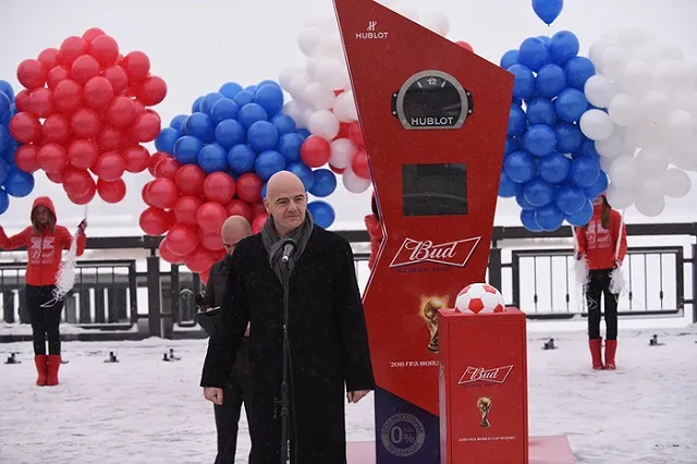 В конце января в Историческом сквере появятся часы отсчета до ЧМ-2018